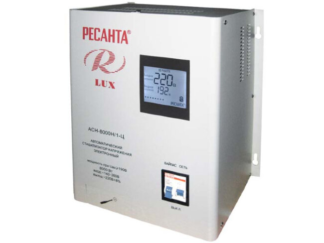 Стабилизатор напряжения серии LUX РЕСАНТА АСН-8000Н/1-Ц в Ижевске