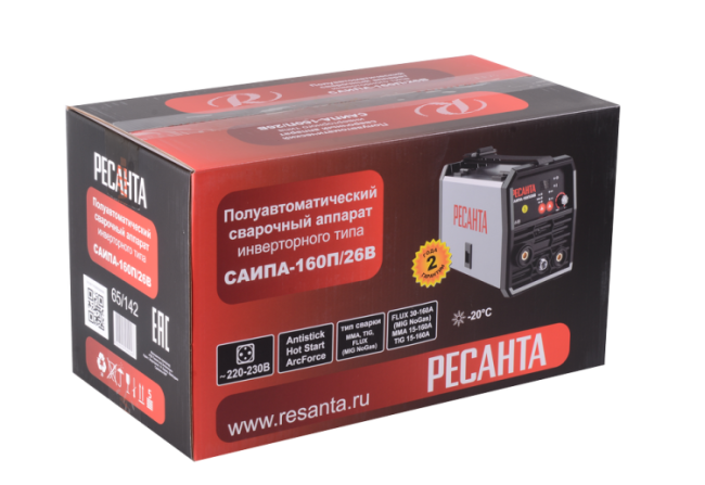 Сварочный полуавтомат Ресанта САИПА-160П/26В в Ижевске Сварочный полуавтомат Ресанта САИПА-160П/26В в Ижевске